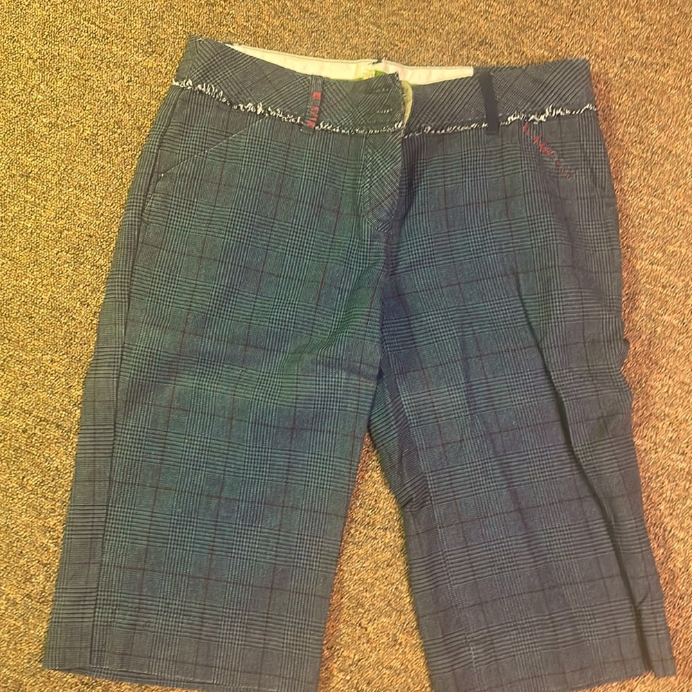 Plaid culottes from Anthropologie